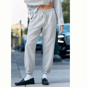 Anthropologie Gray Track Pants